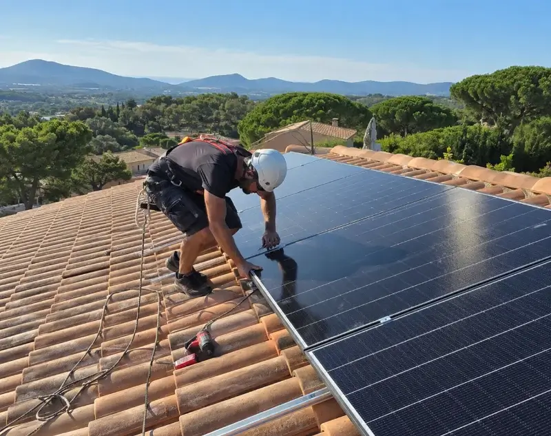 Installateur panneaux solaires Anse — pose photovoltaïque sur toiture