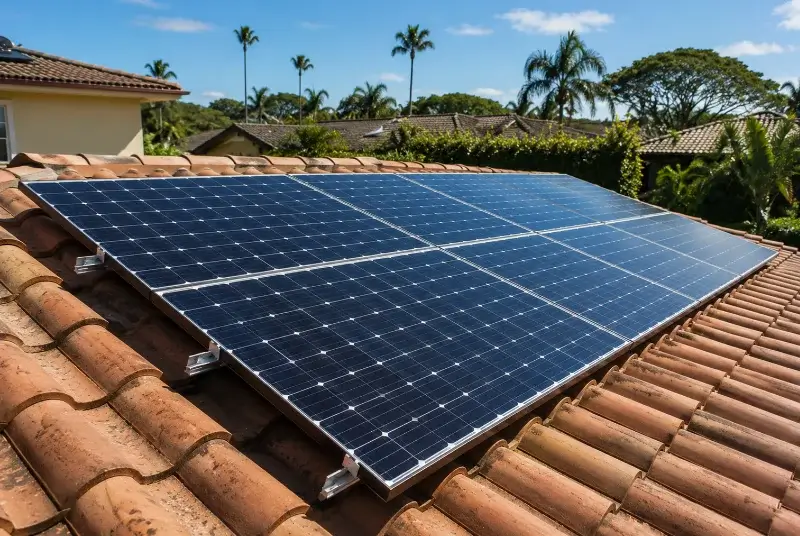 Installation de panneaux solaires à Anse